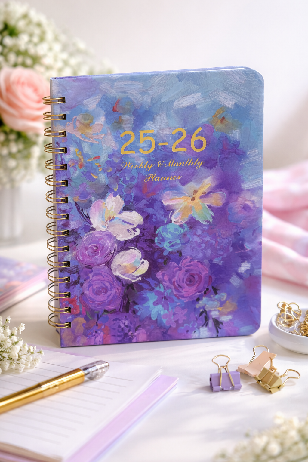 2025–2026 Weekly & Monthly A5 Planner